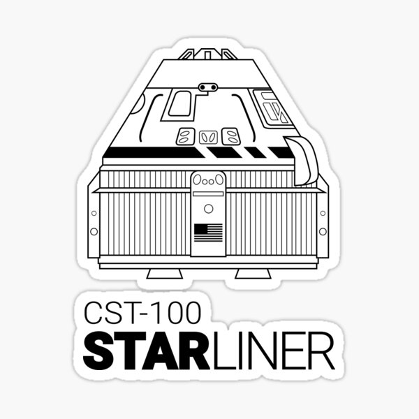 "STARLINER CST100 Boeing NASA Atlas Rocket Launch" Sticker for Sale by