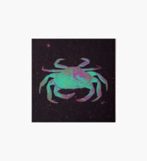 Starry Cancer Crab Art Board