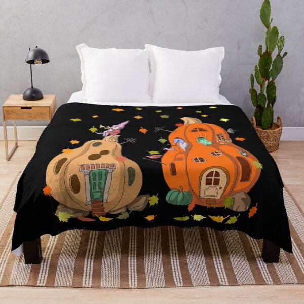 Item preview, Funny Gnomes Pumpkin Houses Autumn Leaves Fall Thanksgiving designed and sold by r-silver.