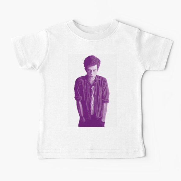 Item preview, Tom Waits in Purple, Magical Realism Portrait White Background, Single and Repeating Pattern designed and sold by Nicolette Olivier.