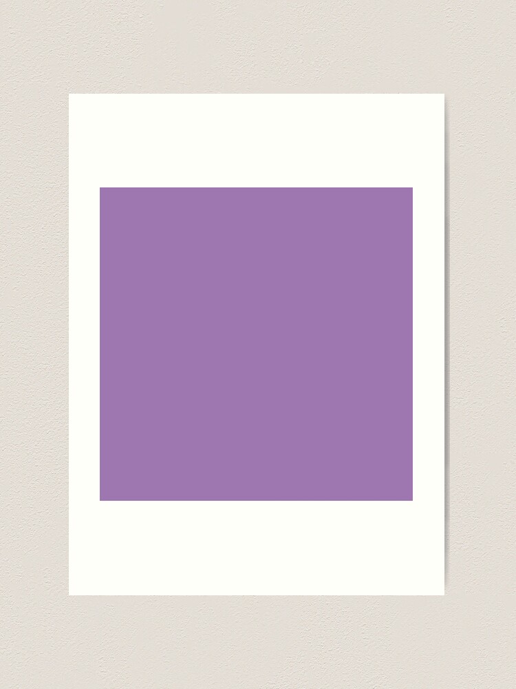 Plain Solid Color Chic Purple Medium Purple Pastel Purple Photographic  Print for Sale by mimihuang creations