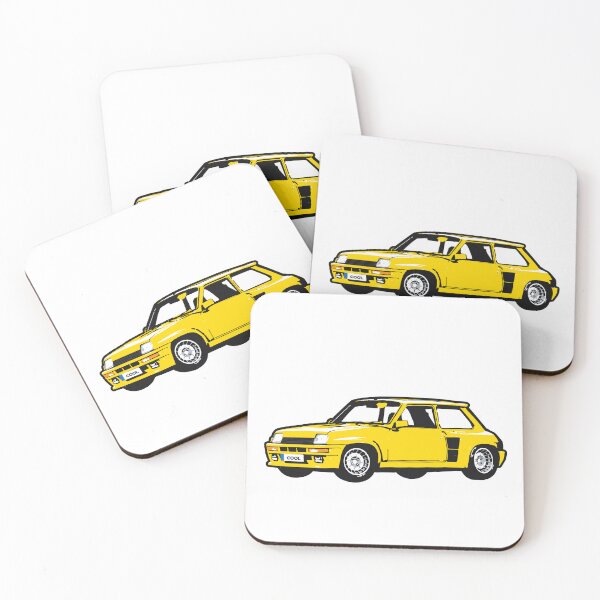 Item preview, Yellow 80s French Classic Car designed and sold by CoolRide.