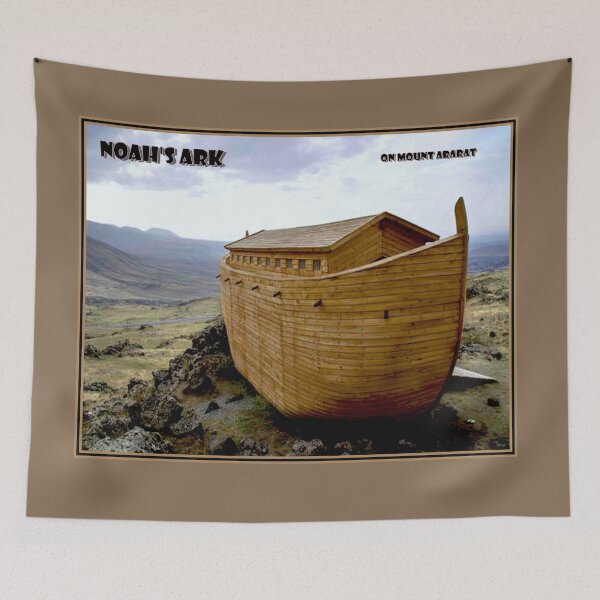 Item preview, NOAHS ARK : Vintage Bible Art on Mount Ararat Print designed and sold by posterbobs.