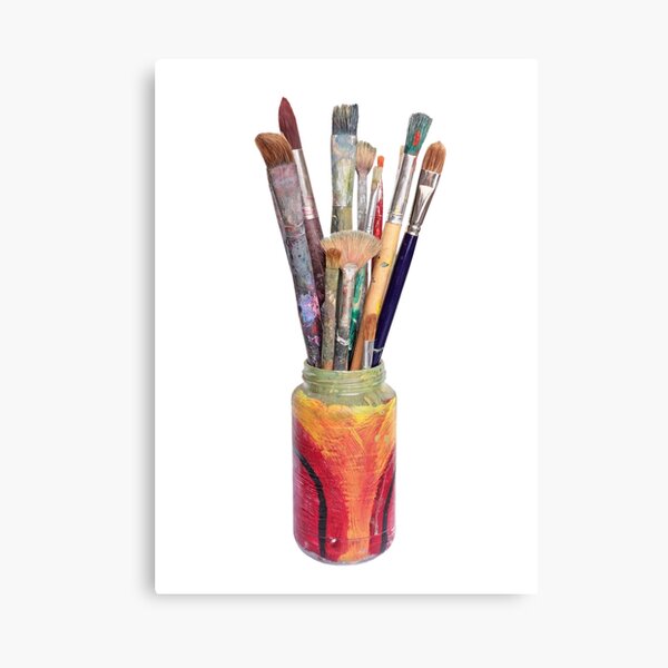 Artist Paint Brushes Canvas Print