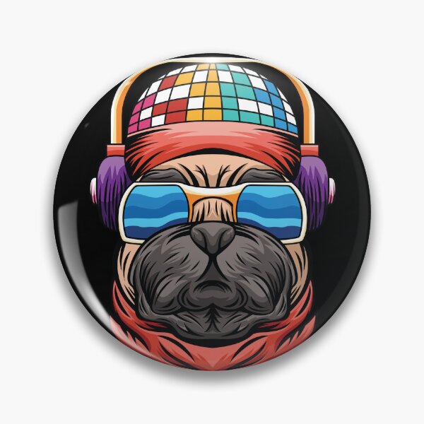 Item preview, Cool Dj Music Dog Graphic Design designed and sold by zoripet Store.