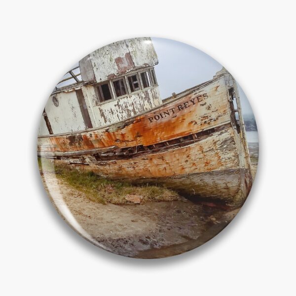 Item preview, Old Shipwreck at Point Reyes, California  designed and sold by PixelzInk.