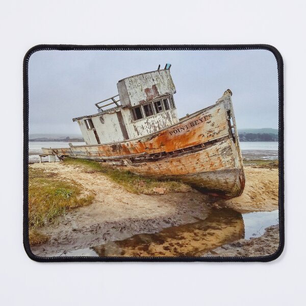 Item preview, Old Shipwreck at Point Reyes, California designed and sold by PixelzInk.