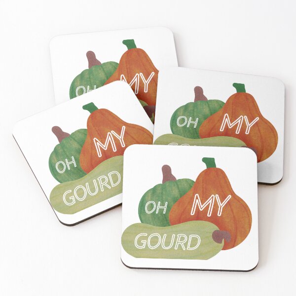 Item preview, Oh My Gourd Halloween Pun designed and sold by ZazzyPumpkin.