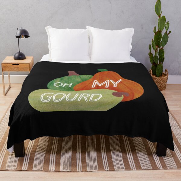 Item preview, Oh My Gourd Halloween Pun designed and sold by ZazzyPumpkin.