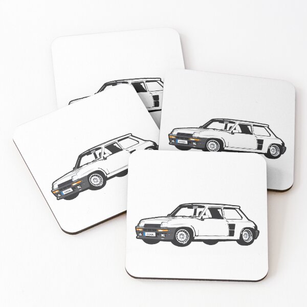 Item preview, White 80s French Classic Car designed and sold by CoolRide.