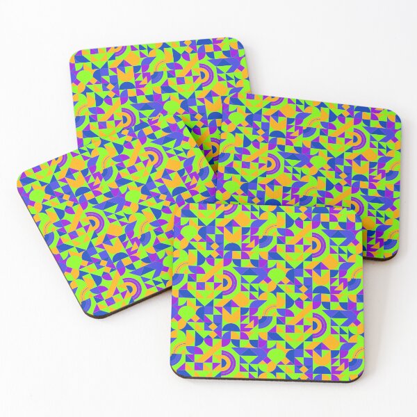 Item preview, geometric colorful patterns conceptual Art - Abstract Neo Geo graphic design designed and sold by Design Repo.