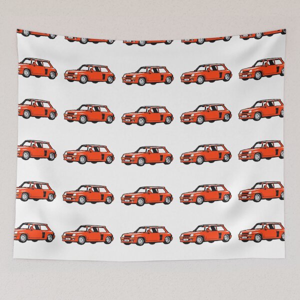 Item preview, Orange 80s French Classic Car designed and sold by CoolRide.