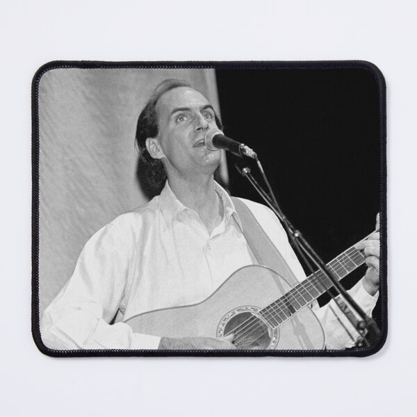 Item preview, James Taylor - BW Photograph designed and sold by ConcertImages.