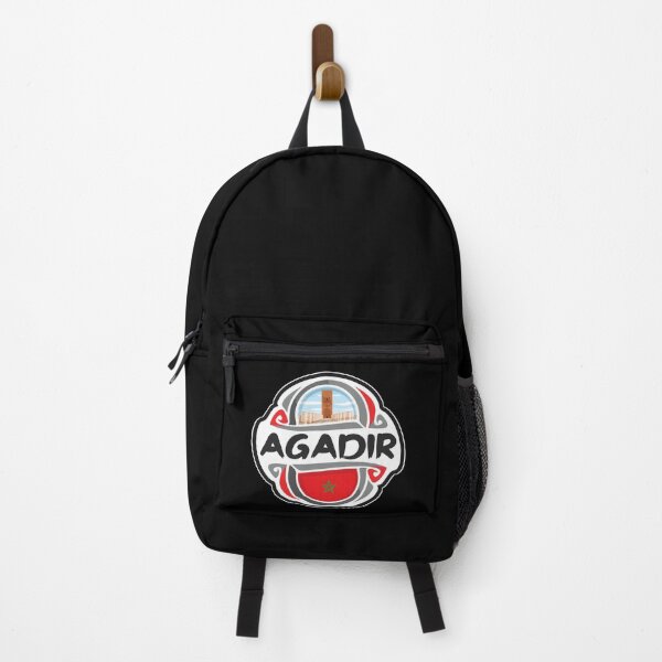 Item preview, Agadir Morocco Flag Badge Travel Souvenir Stamp designed and sold by TeeHome.