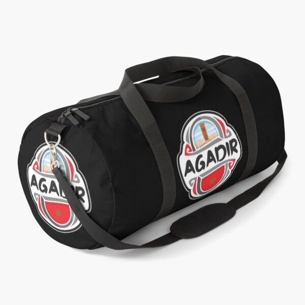 Item preview, Agadir Morocco Flag Badge Travel Souvenir Stamp designed and sold by TeeHome.