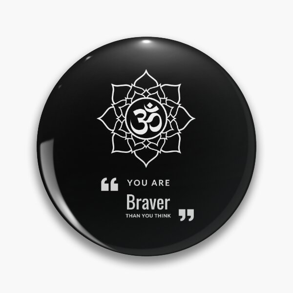 Item preview, OM Shakti & Motivation - You Are Braver designed and sold by Quirky Dez.