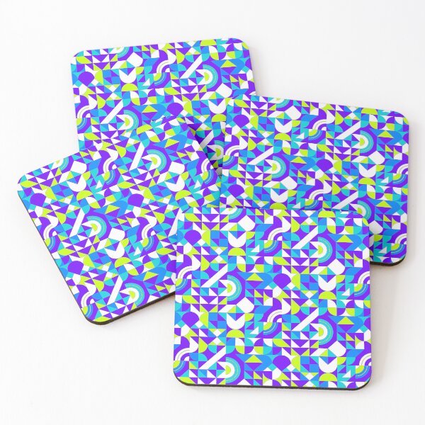 Item preview, geometric colorful patterns conceptual Art - Abstract Neo Geo graphic design designed and sold by Design Repo.