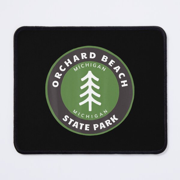 Item preview, Orchard Beach State Park Michigan Outdoors Mi Forest Badge designed and sold by SyiKey.