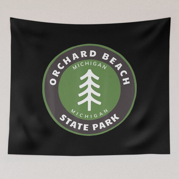 Item preview, Orchard Beach State Park Michigan Outdoors Mi Forest Badge designed and sold by SyiKey.