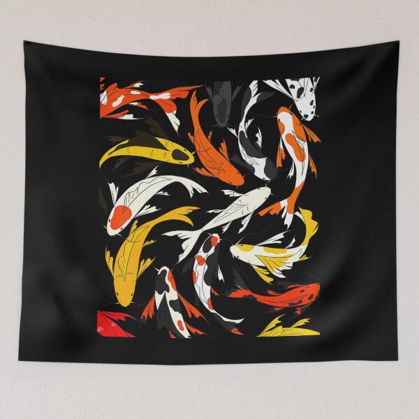 Item preview, Oriental Koi Goldfish Ranchu Fish designed and sold by SyiKey.