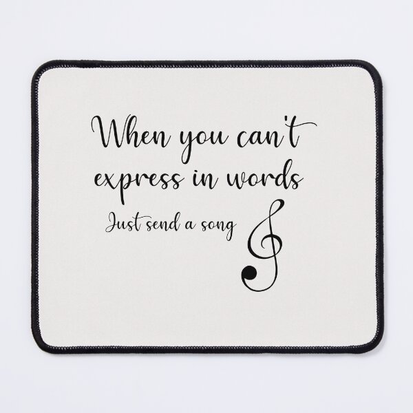Item preview, when you can't express in words just send a song designed and sold by Crystakim.