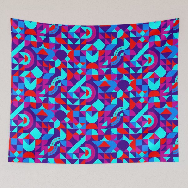 Item preview, geometric colorful patterns conceptual Art - Abstract Neo Geo graphic design designed and sold by Design Repo.