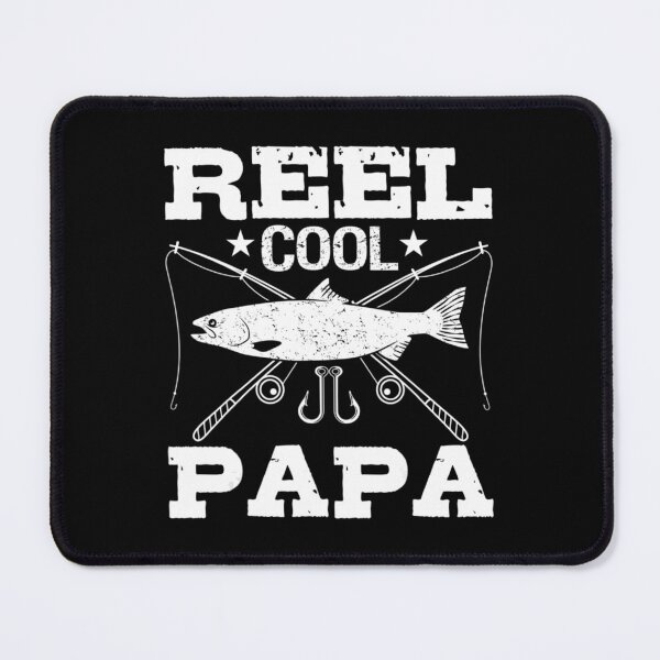 Item preview, Reel Cool Papa Fishing Fishermann Fish Saying Dad designed and sold by SyiKey.
