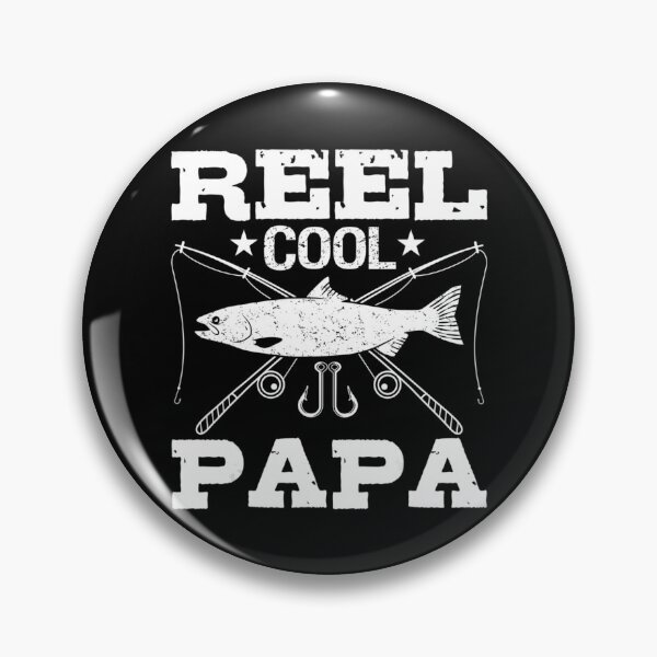 Item preview, Reel Cool Papa Fishing Fishermann Fish Saying Dad designed and sold by SyiKey.