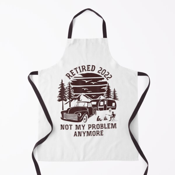 Item preview, Retired 2022 Not My Problem Anymore Camping Retirement Retro designed and sold by SyiKey.