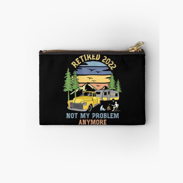 Item preview, Retired 2022 Not My Problem Camping Retirement Retro designed and sold by SyiKey.