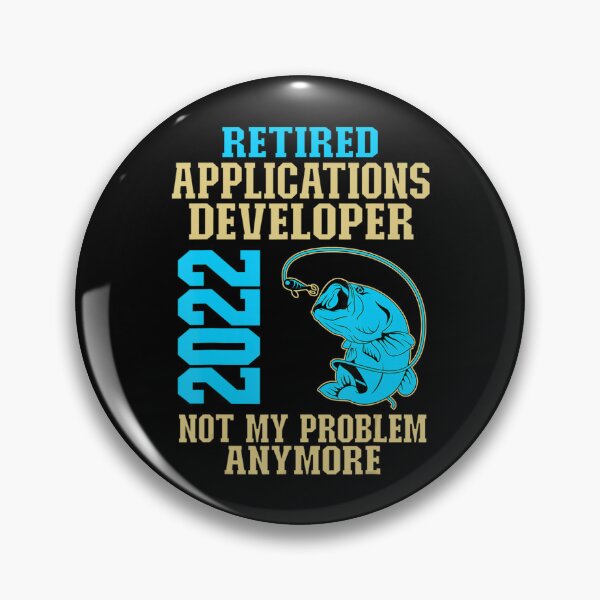Item preview, Retired Applications Developer 2022 Fishing Lover Retirement designed and sold by SyiKey.
