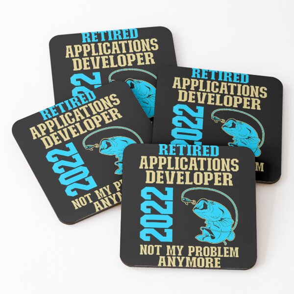 Item preview, Retired Applications Developer 2022 Fishing Lover Retirement designed and sold by SyiKey.