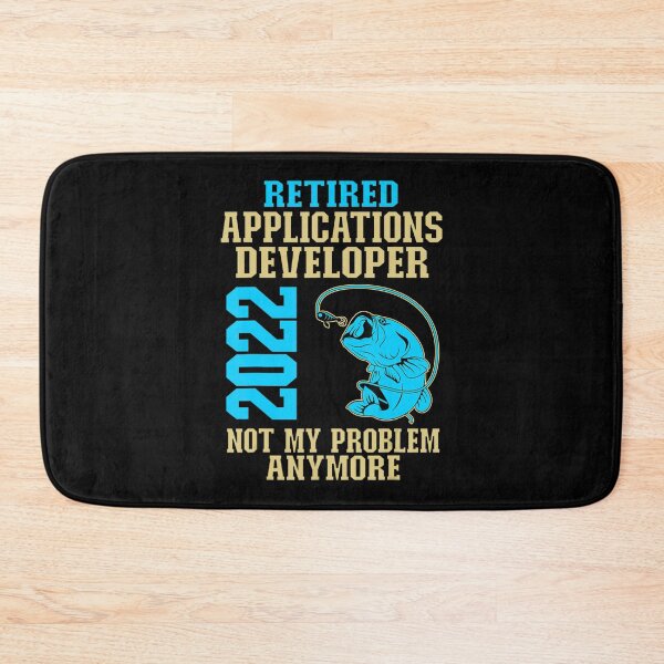 Item preview, Retired Applications Developer 2022 Fishing Lover Retirement designed and sold by SyiKey.