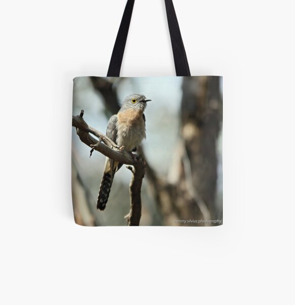 Fan-tailed Cuckoo (5712) All Over Print Tote Bag
