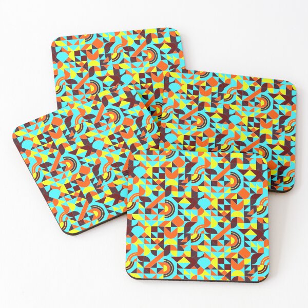 Item preview, geometric colorful patterns conceptual Art - Abstract Neo Geo graphic design designed and sold by Design Repo.