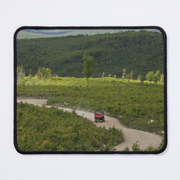 Item preview, Red sxs cruisin' trails of NH against a beautiful landscape designed and sold by Katherine Rose.