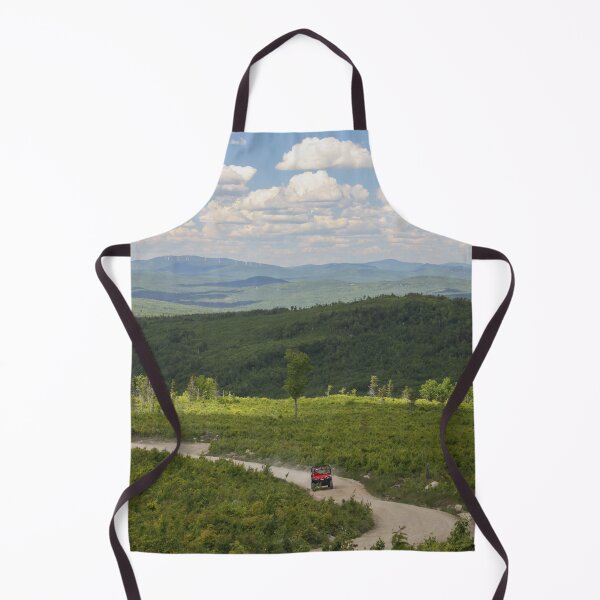 Item preview, Red sxs cruisin' trails of NH against a beautiful landscape designed and sold by Katherine Rose.