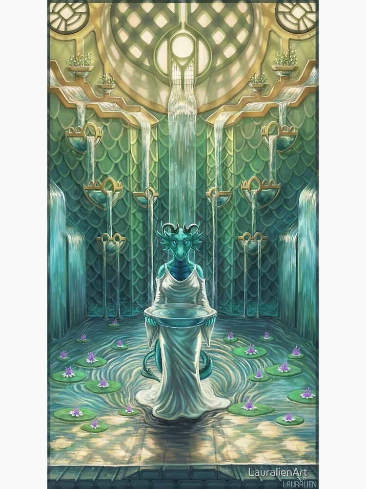 Elemental Temple - Water by LauralienArt