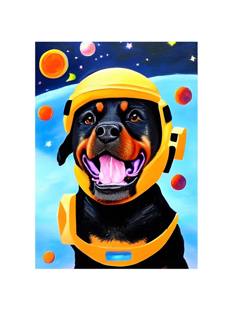 Thumbnail 5 of 5, iPhone Case, Space Rottie designed and sold by devilzartwork.