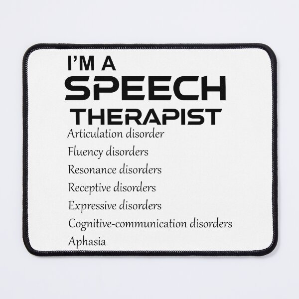 Item preview, I'm A Speech therapist designed and sold by UniqueDesignHub.