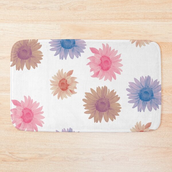 Item preview, Retro Pastel Sunflower Pattern designed and sold by TheMerchPeddler.
