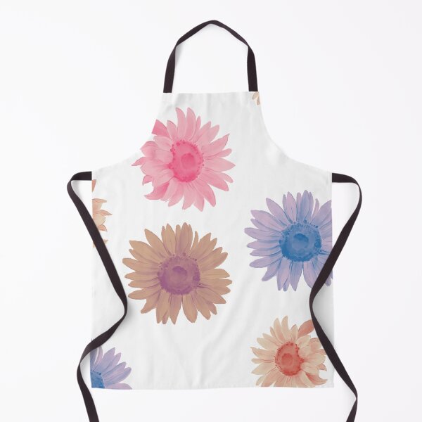 Item preview, Retro Pastel Sunflower Pattern designed and sold by TheMerchPeddler.