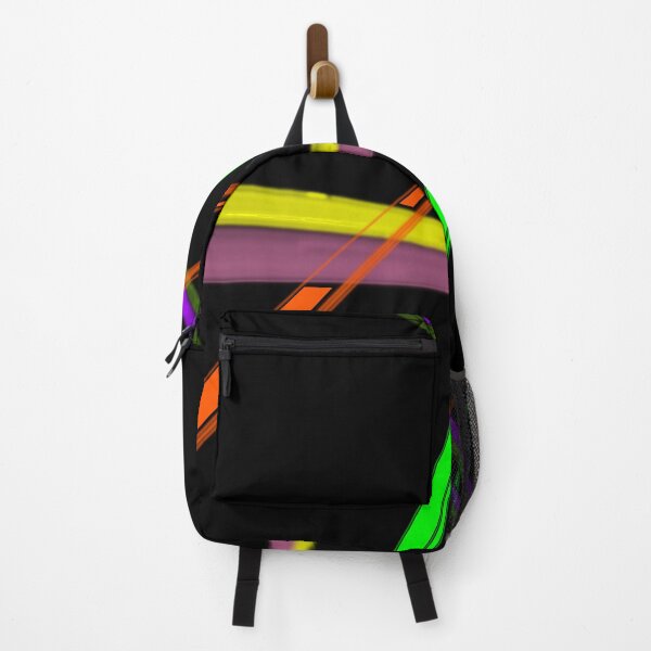 Item preview, Chalk lines burst of color on black background designed and sold by virtualedu.