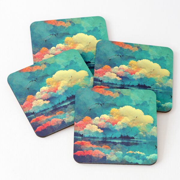 Item preview, Colorful Abstract Clouds Pattern [17] designed and sold by FreshAirShop.