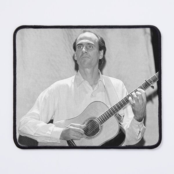 Item preview, James Taylor - BW Photograph designed and sold by ConcertImages.
