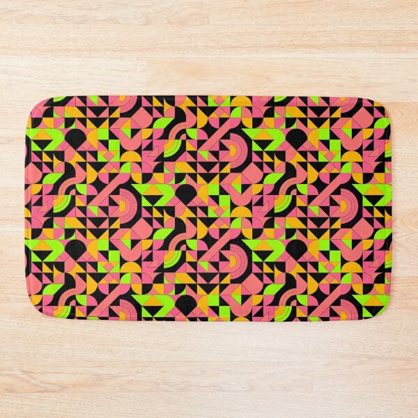 Item preview, geometric colorful patterns conceptual Art - Abstract Neo Geo graphic design designed and sold by Design Repo.