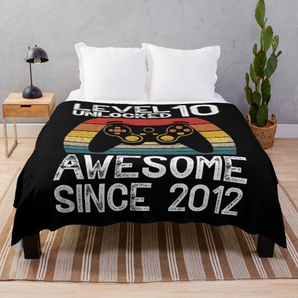Item preview, Level 10 Unlocked Awesome Since 2012 10th Birthday Gaming designed and sold by finchestee.