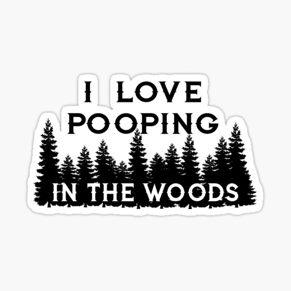 nature poop Sticker