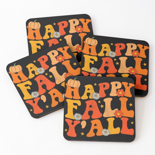 Item preview, Happy Fall Yall Groovy Fall Autumn And Halloween designed and sold by JokeGysen.