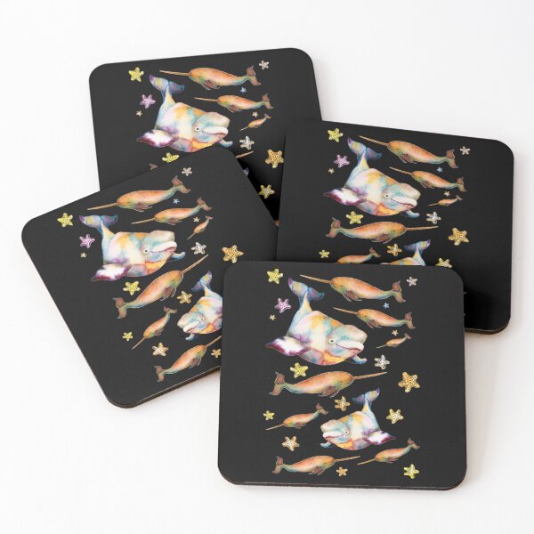 Item preview, Beluga And Narwhal Among The Starfish Stars designed and sold by KevinaDavid.